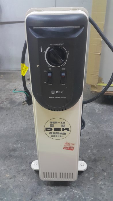 樂居二手家具 X51016AJH 嘉儀恆溫葉片式電暖器 2手電暖氣 暖爐 生活家電 冷氣空調 【全新中古傢俱家電】