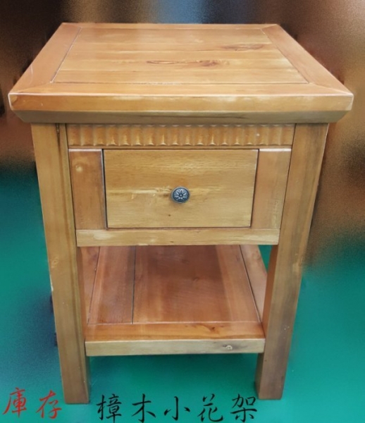 樂居二手家具 全新中古傢俱買賣BN052庫存樟木花瓶架*電話架/實木櫃展示架/角落架/藝品展示櫃/高低櫃