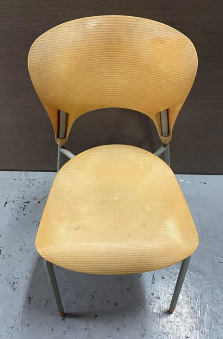 二手家具 台中 樂居全新中古傢俱買賣 F0406AJE 黃色餐椅 洽談椅 電腦椅 書桌椅 會客椅 2手各式家具拍賣
