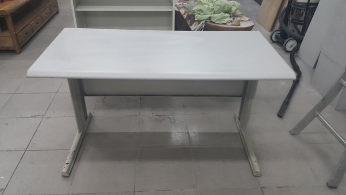 樂居二手家具＊CE1111AJJB 白面OA桌＊辦公桌 書桌 電腦桌 公作桌 會議桌 二手辦公家具 OA桌椅 買賣