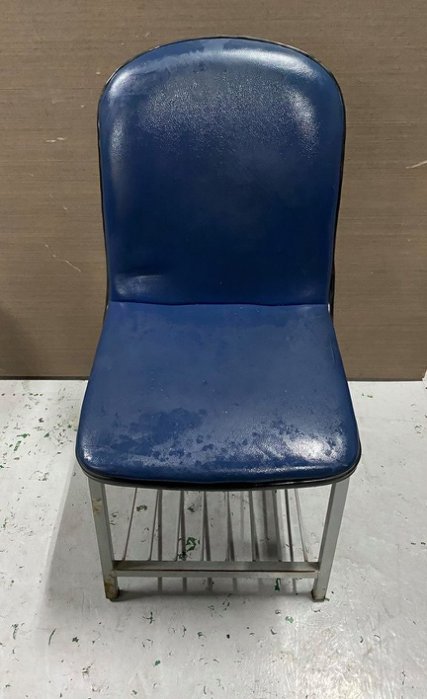 台中二手家具買賣 推薦 西屯樂居 F0406BJJ 藍色桌椅 洽談椅 書桌椅 電腦椅 會客椅 2手各式桌椅拍賣