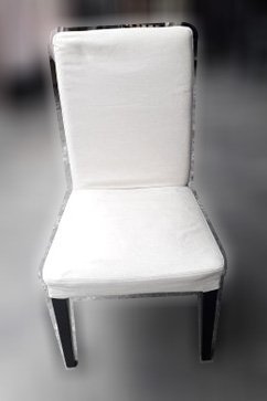 樂居二手家具 便宜2手傢俱拍賣 A0320CJJ 白色布餐椅 書桌椅*2手桌椅 電腦椅 新莊樹林滿千送百豐悅新竹台北桃園
