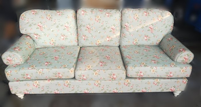 二手買賣推薦【宏品二手家具館】台中全新中古家具拍賣 A9085*緹花布沙發*客廳桌椅 電視櫃 書櫃新竹台北南投