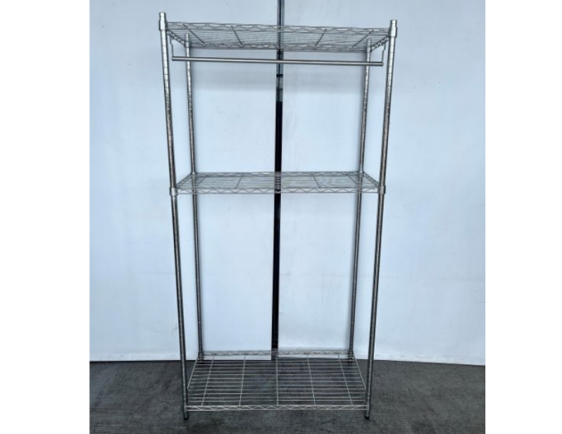 ~台中2手宏品家具館~二手傢俱首選宏品B061503*3層鐵力士架*收納架 鞋架 簡易收納櫃 衣櫃 沙發組 茶几 工作桌 收納櫃 衣櫃 衣帽架 邊架 置物架